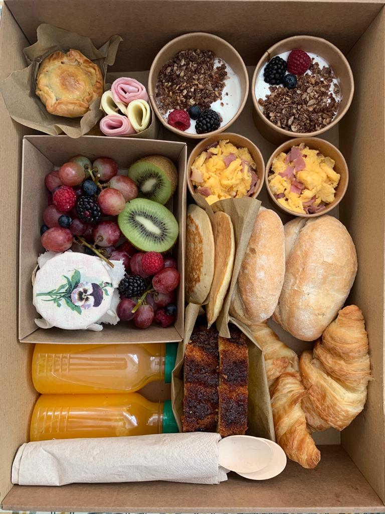 Arranged Food and Objects