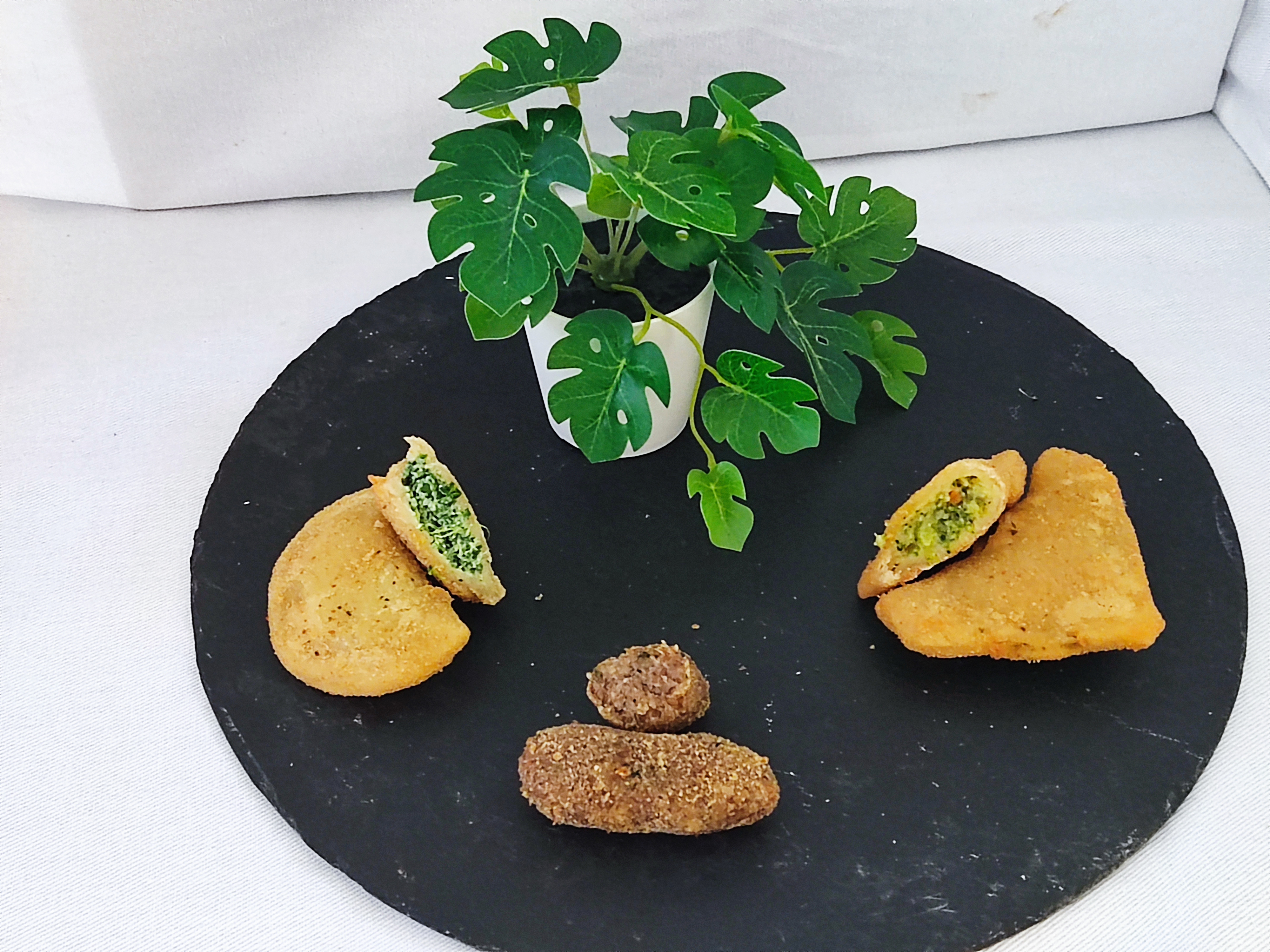 Arranged Food and Objects