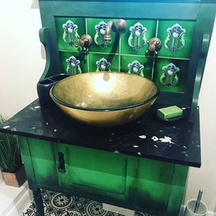 Victorian washstand