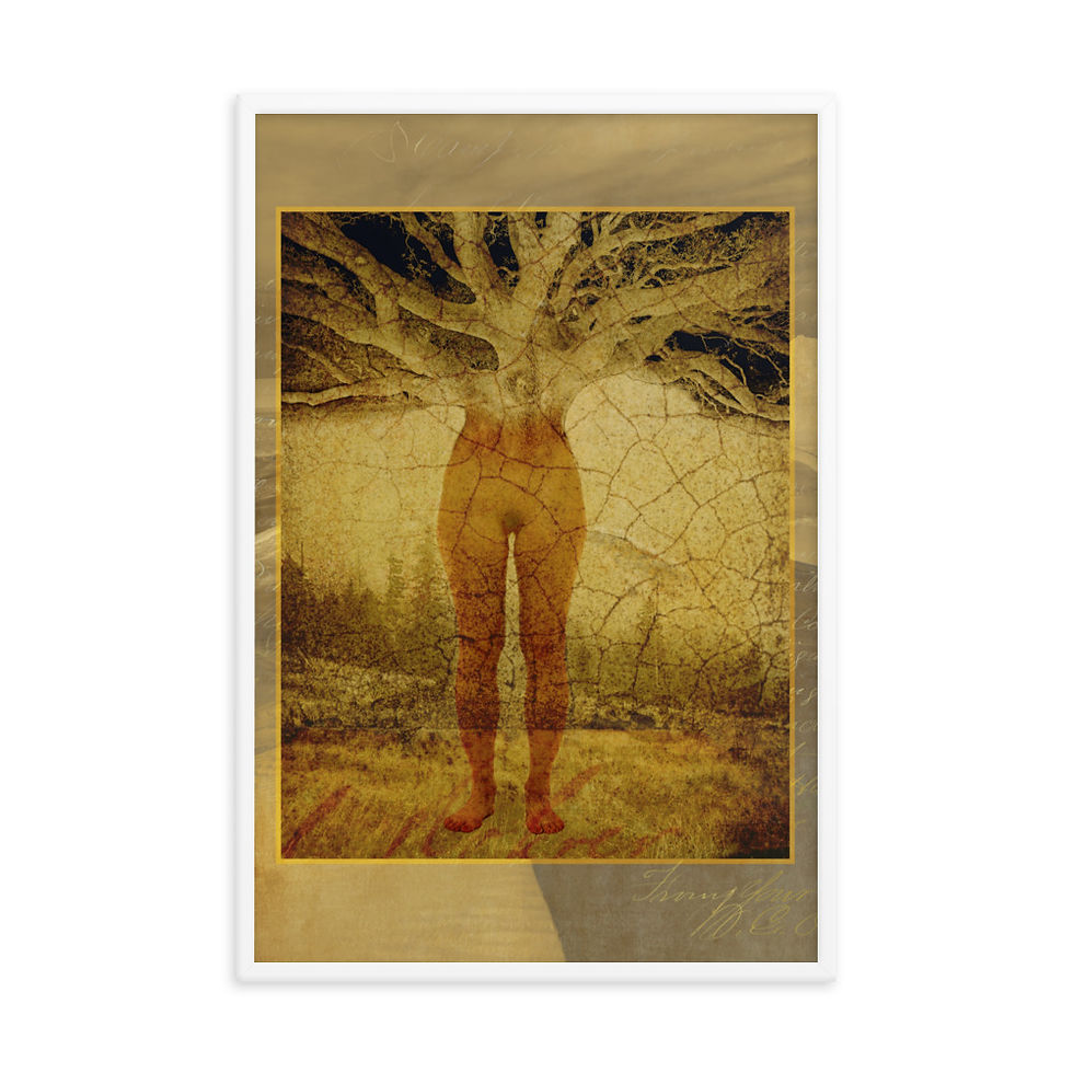 Thumbnail: "Tree Person" - Framed Art Poster