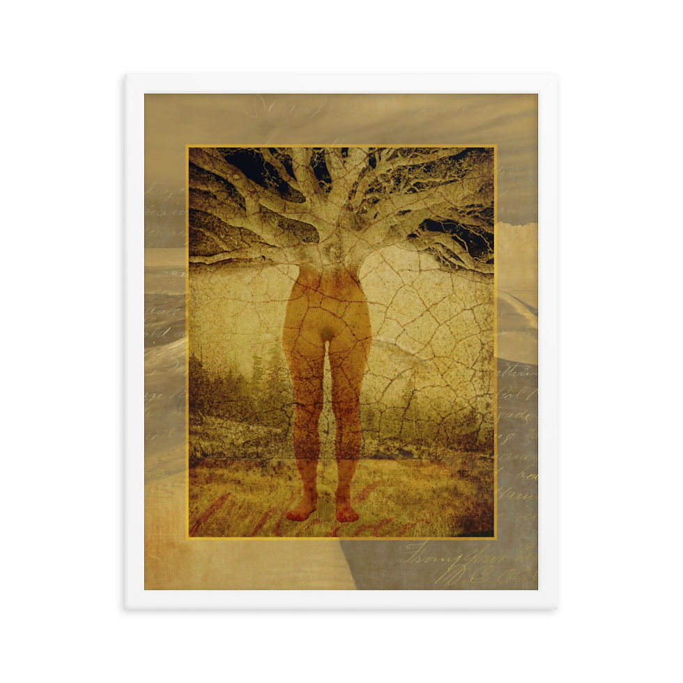Thumbnail: "Tree Person" - Framed Art Poster
