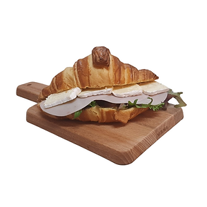CROISSANT FIAMBRE DE PERU E QUEIJO BRIE