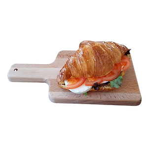 CROISSANT QUEIJO FRESCO COM TOMATE