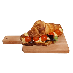 CROISSANT OVOS MEXIDOS COM CHERRY