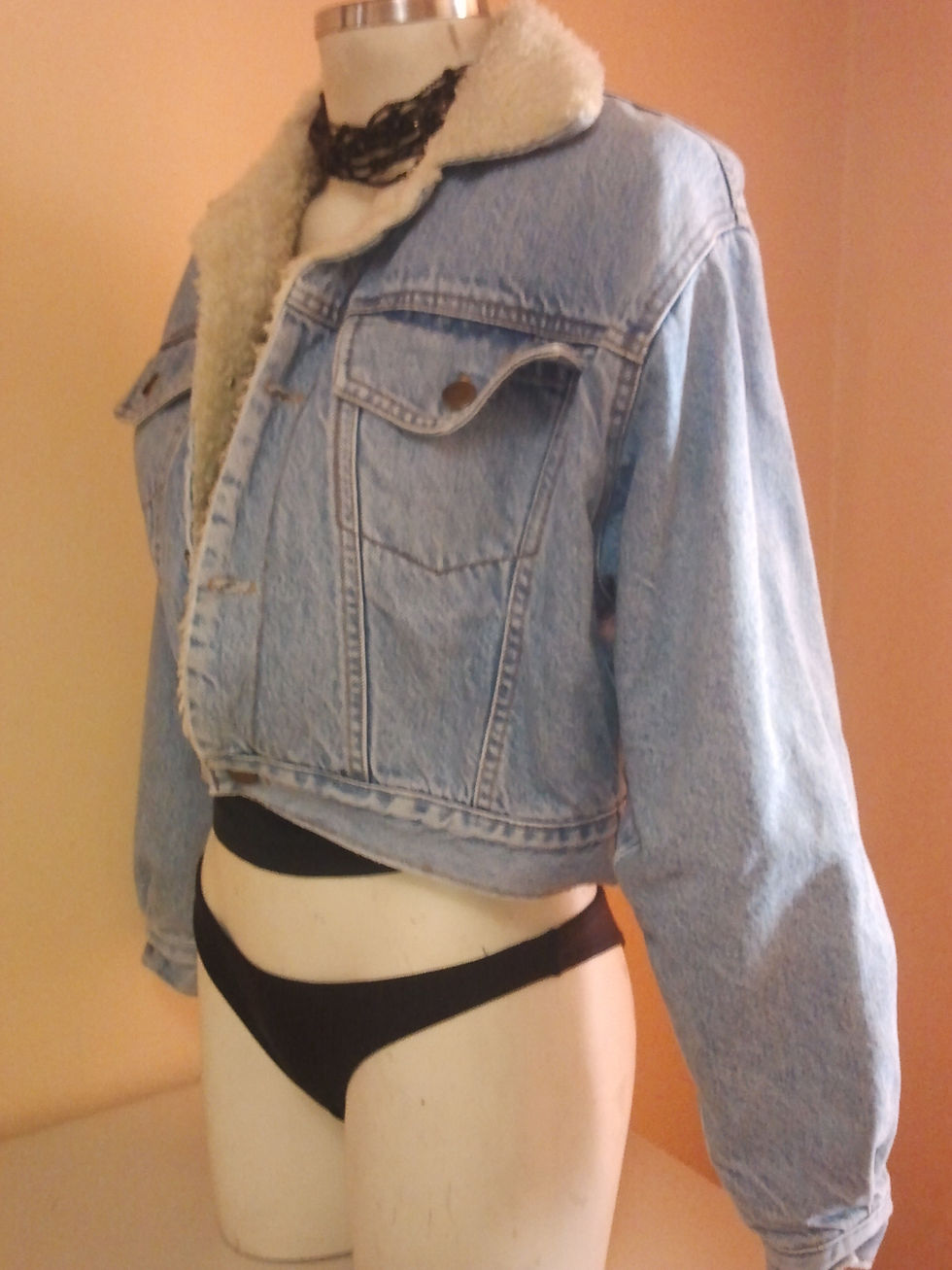 Jaqueta Jeans Forrada