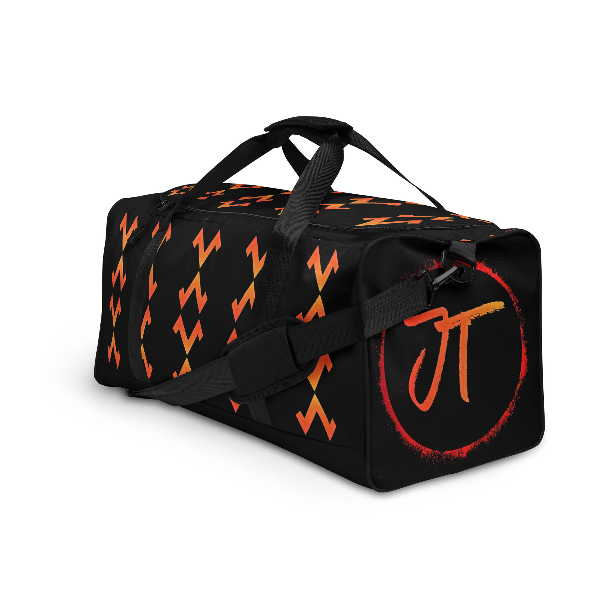 JTC Red/Orange Duffle Bag