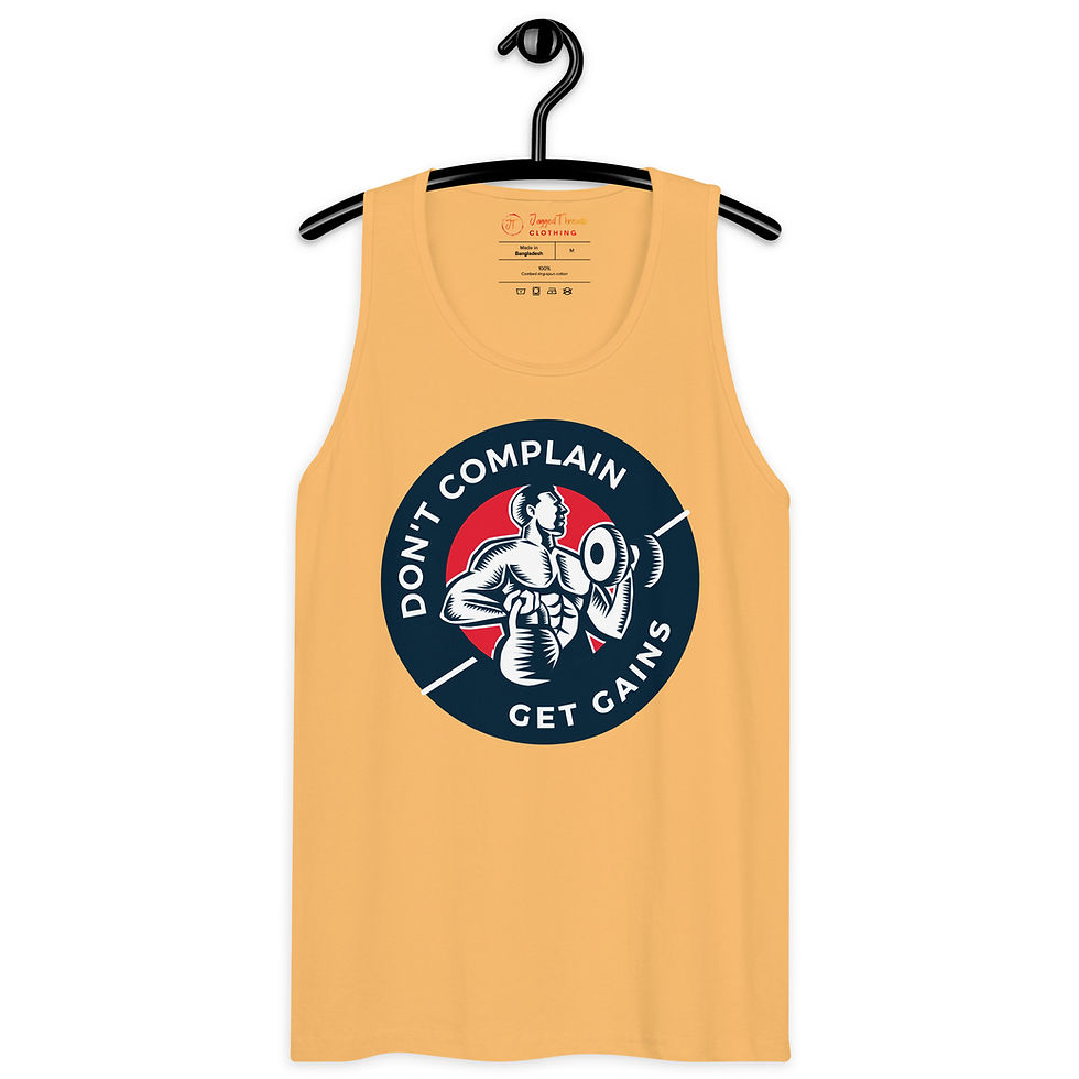 Thumbnail: Don't Complain Get Gains Men’s Premium Tank Top