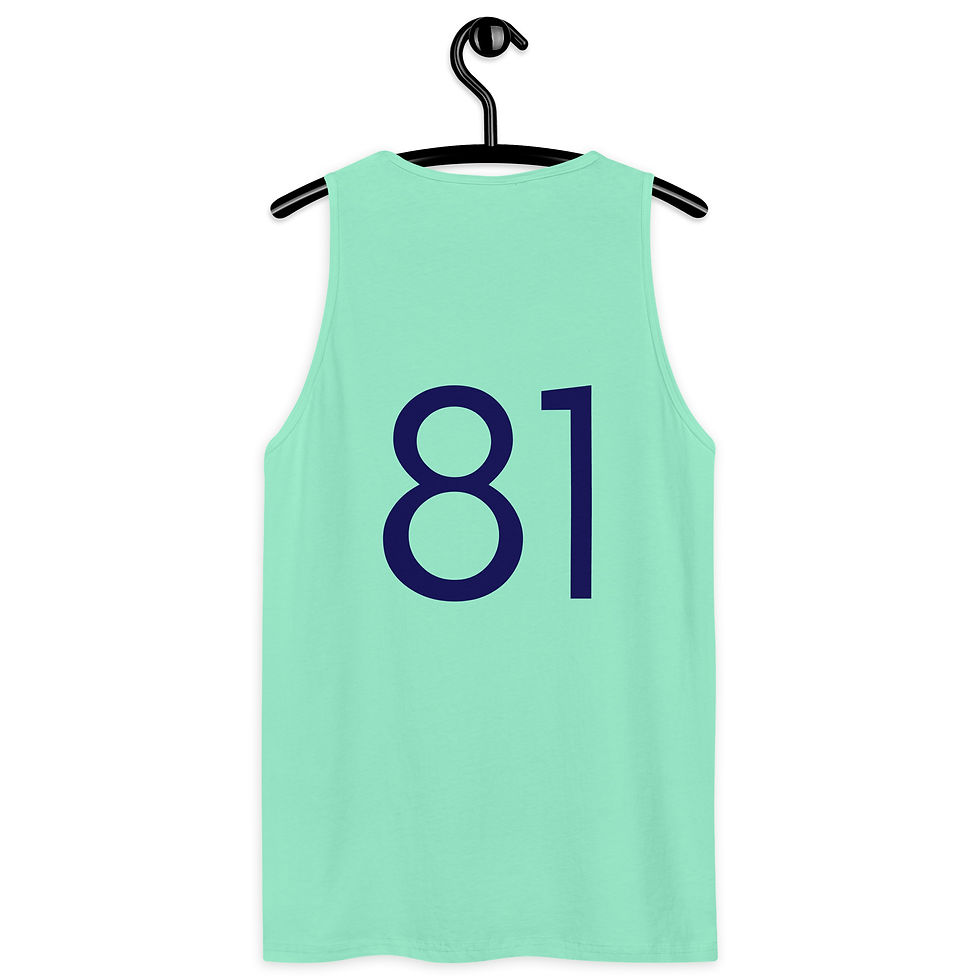 Thumbnail: Don't Complain Get Gains Reverse Pose Men’s Premium Tank Top