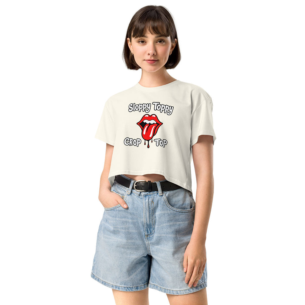 Thumbnail: Sloppy Toppy Crop Top Red