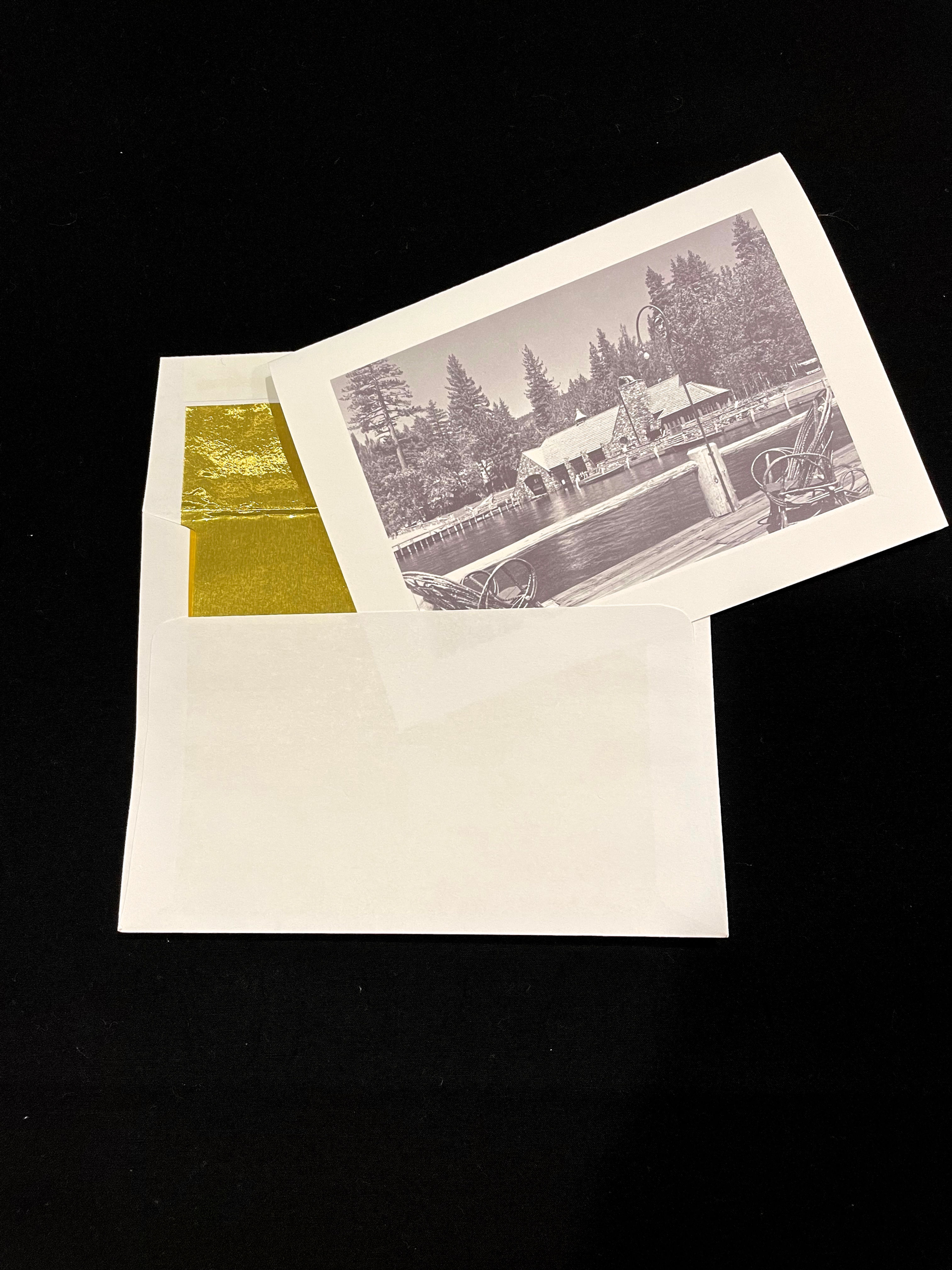 A photograph of the notecard set offered for sale
