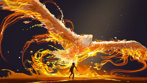 Gods and Monsters of the Fire Salamander World: Rarog