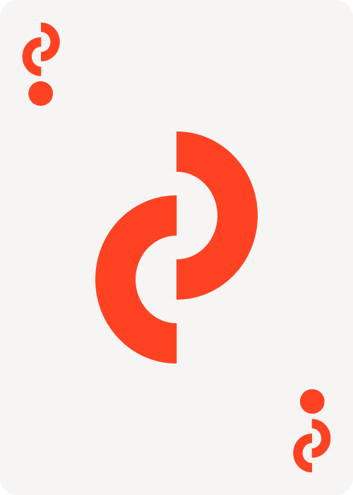 bohemian poker card split curve circle