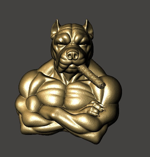 Boss Dog STL