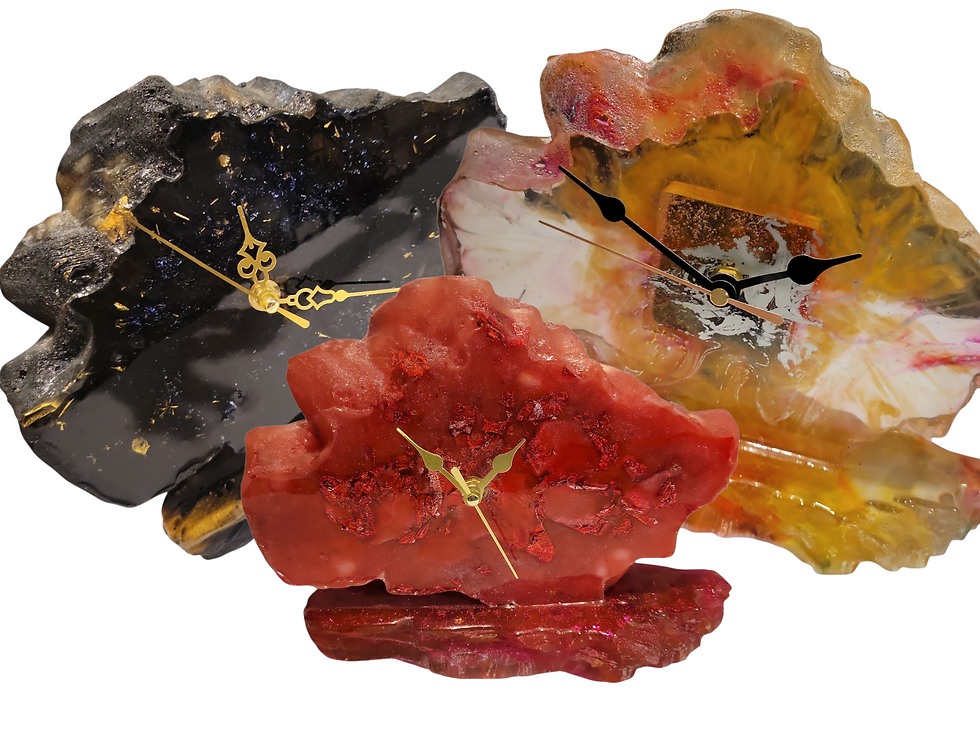 Thumbnail: Geode Style Silicone Clock Mold – 8x10 Inch