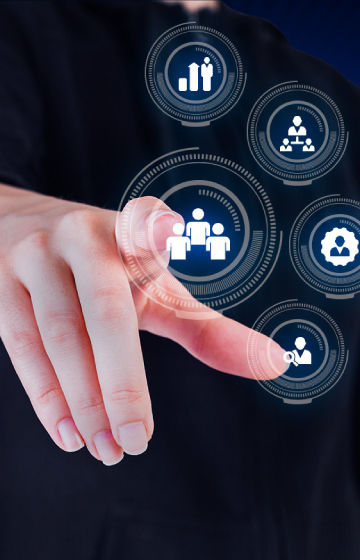 Human experience management abstract image