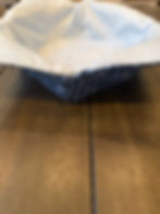 Thumbnail: Handmade Reversible Microwave Bowl Cozy