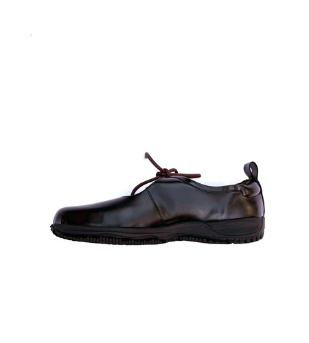Mary Janes in Dark Chocolate Leather | Leeann Huang