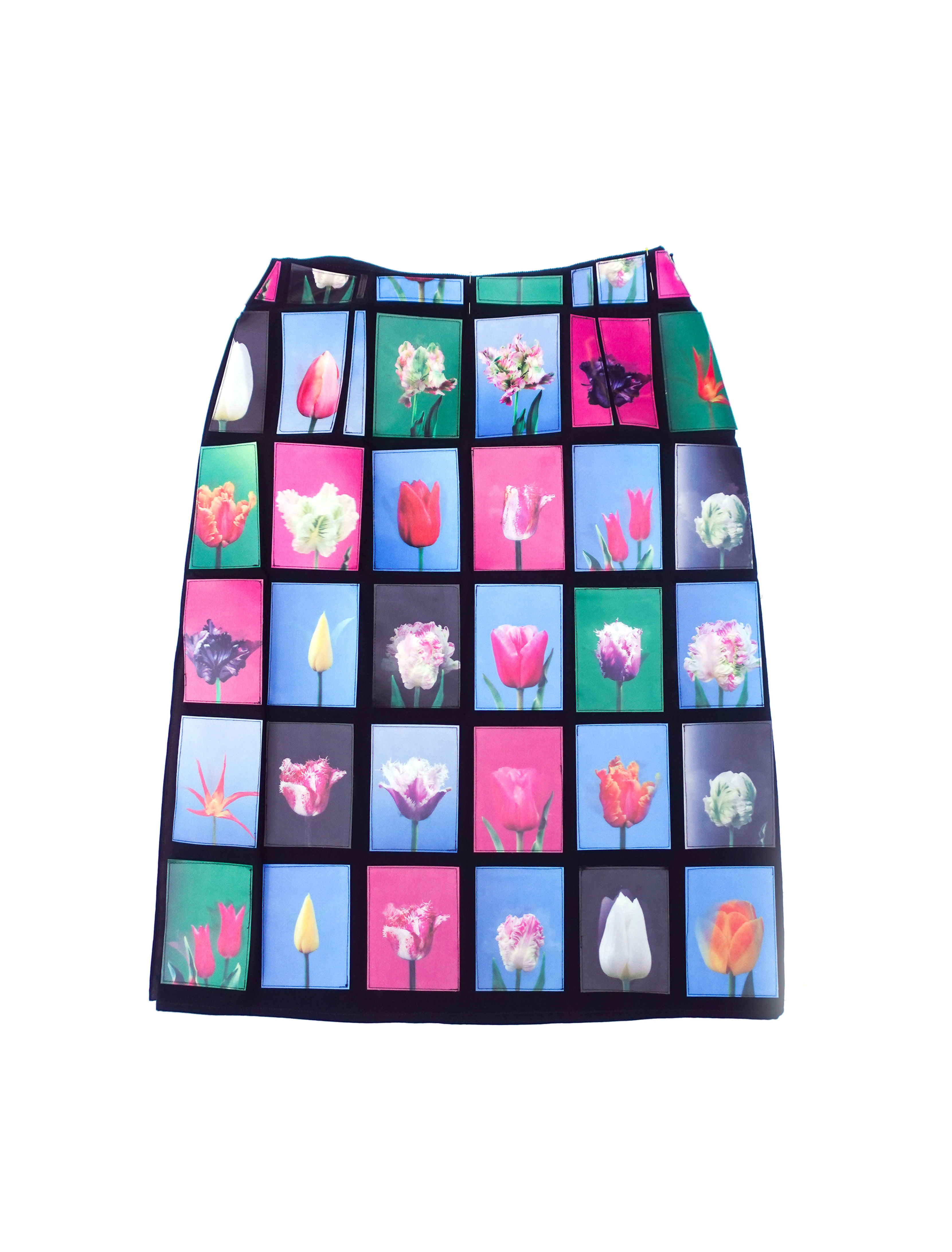 Tulip TV Patchwork Midi Skirt -Pre-Order for August 2026 Delivery