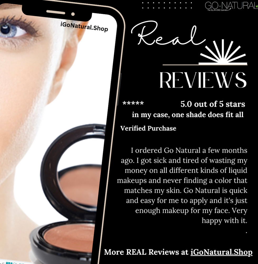 Real REVIEWS GO-NATURAL 