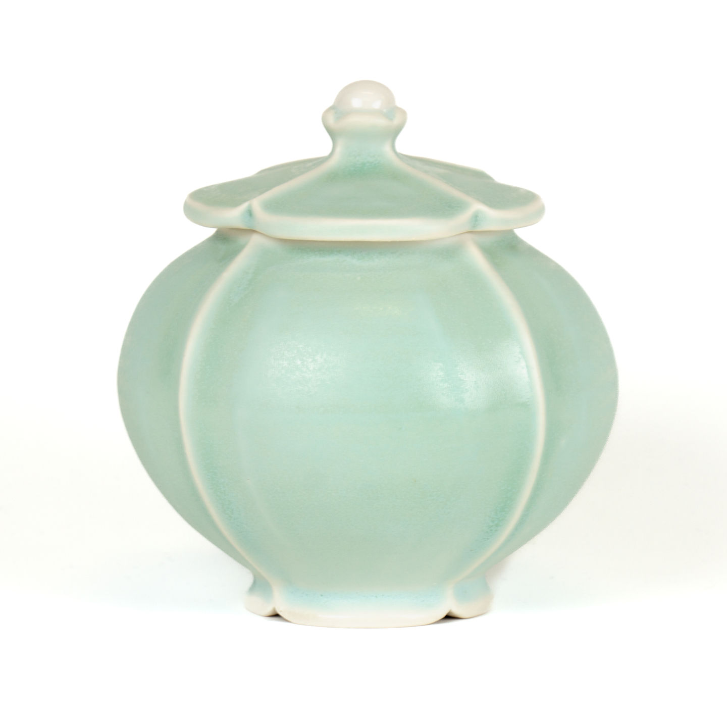 Satin Mint Sugar Jar