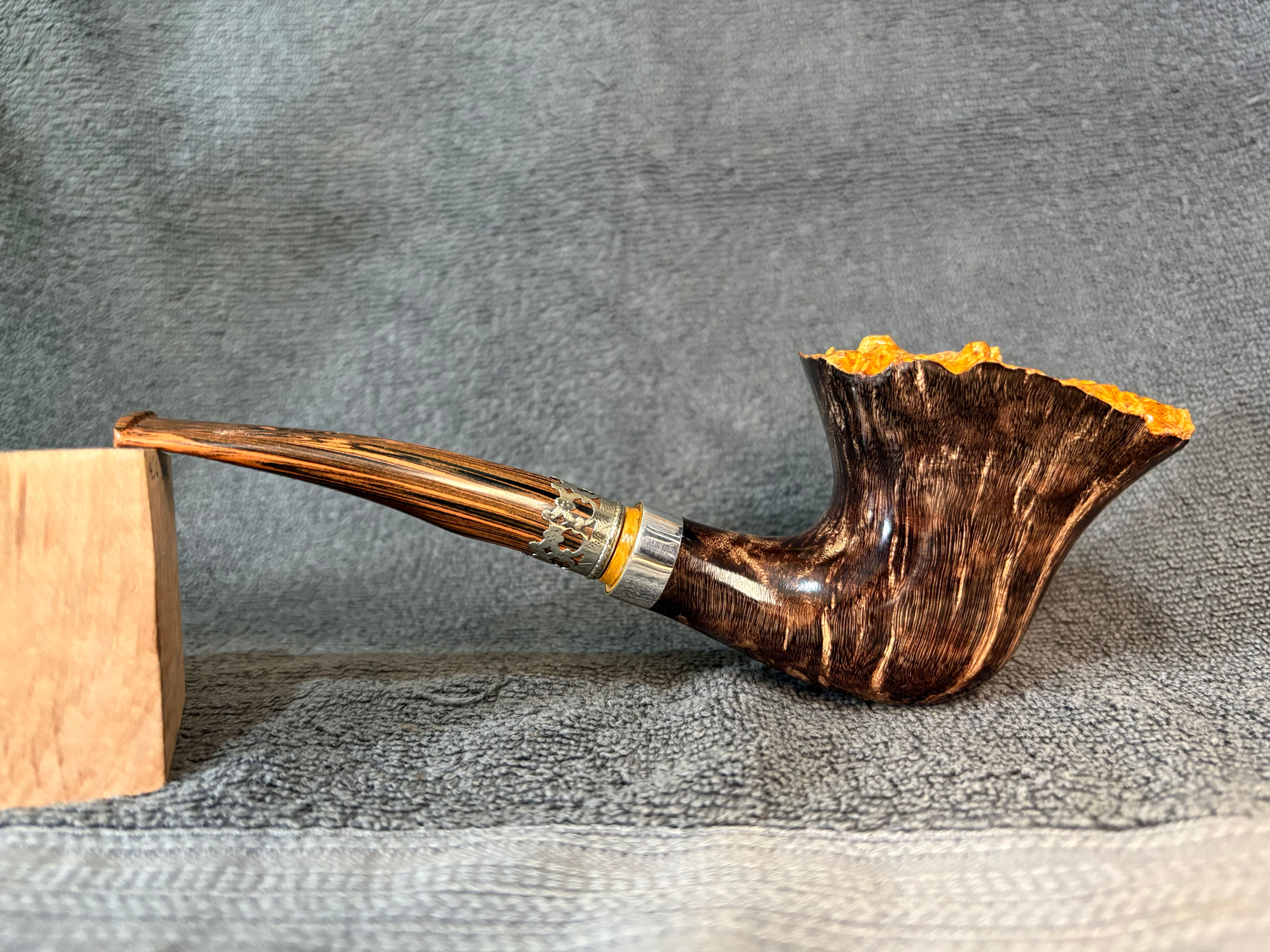 Pipe 1150 - 4 Star Pierre Morel inspired flower