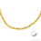 Thumbnail: Dimond Cut Gold Bead Chain Necklace