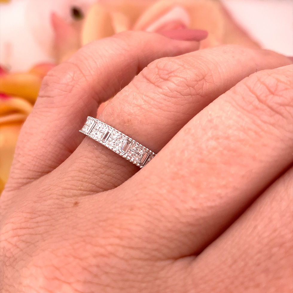 Thumbnail: Serenade Ladies Diamond Wedding Band