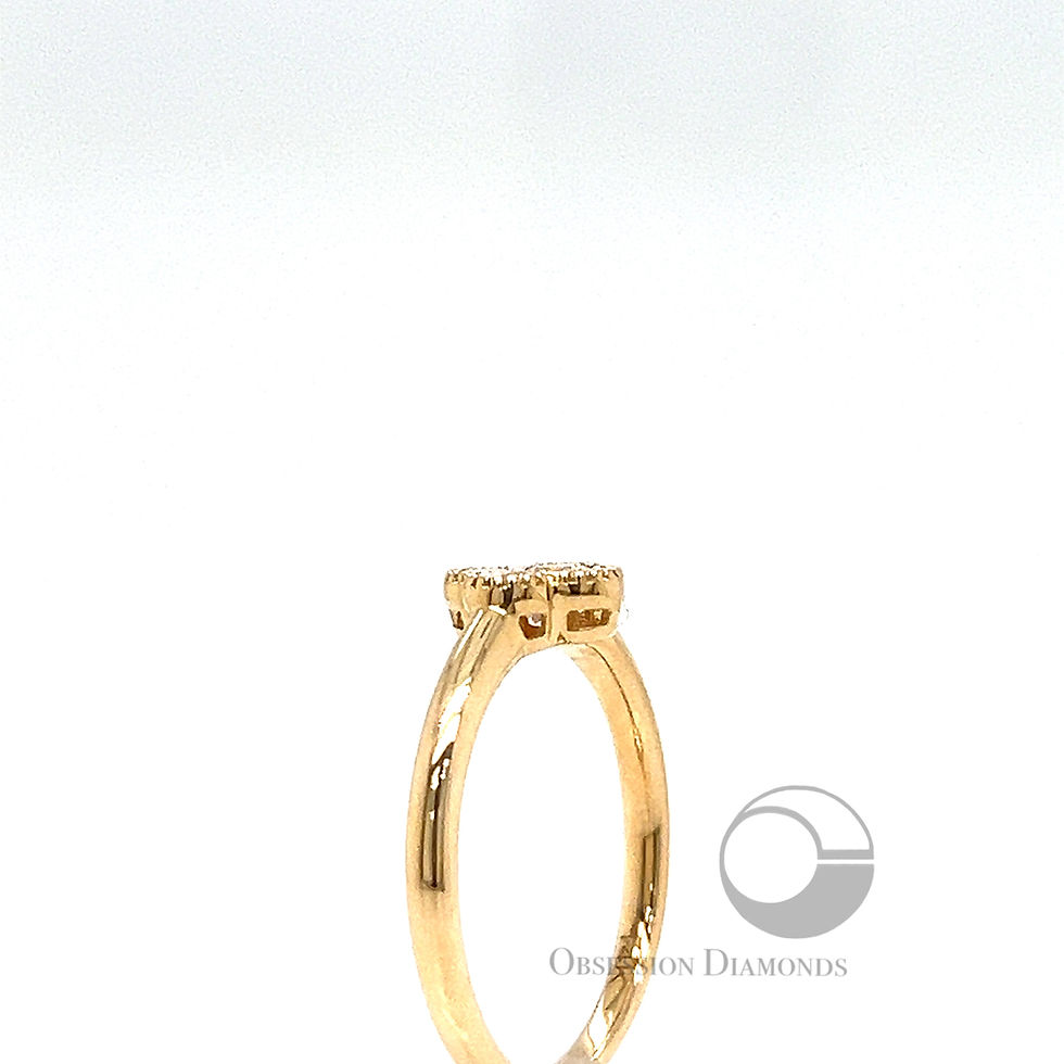 Thumbnail: Diamond Clover Fashion Ring