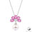 Thumbnail: Pink Sapphire and Pearl Fan Pendant