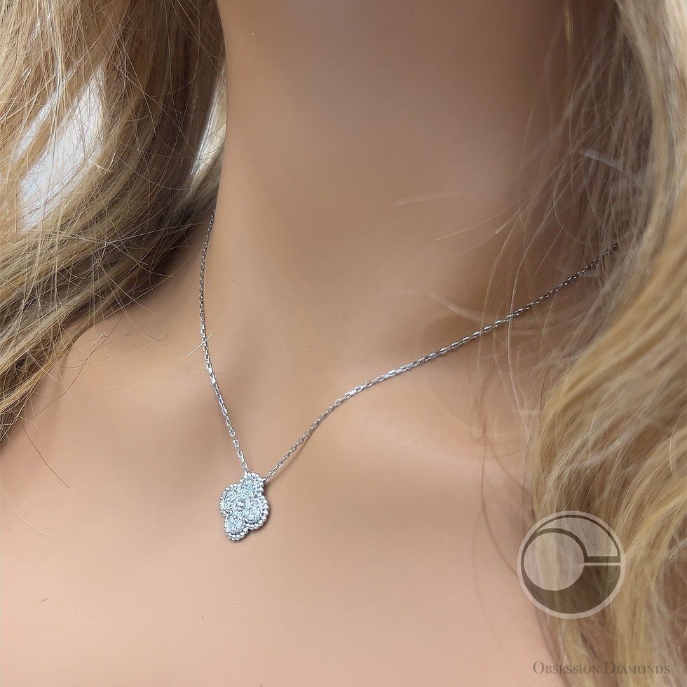 Thumbnail: Diamond Clover Pendant