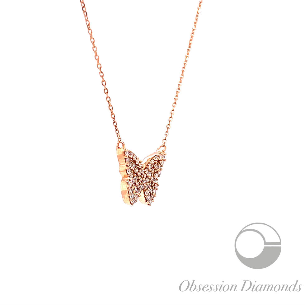 Thumbnail: Dainty Butterfly Necklace