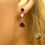 Thumbnail: Pink Tourmaline Dangle Earrings