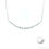 Thumbnail: Diamond "Smile" Curved Bar Necklace