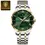 Miniature : POEDAGAR Luxury Fashion Men Clock Waterproof Luminous Week Date