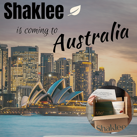 shaklee is coming to australia