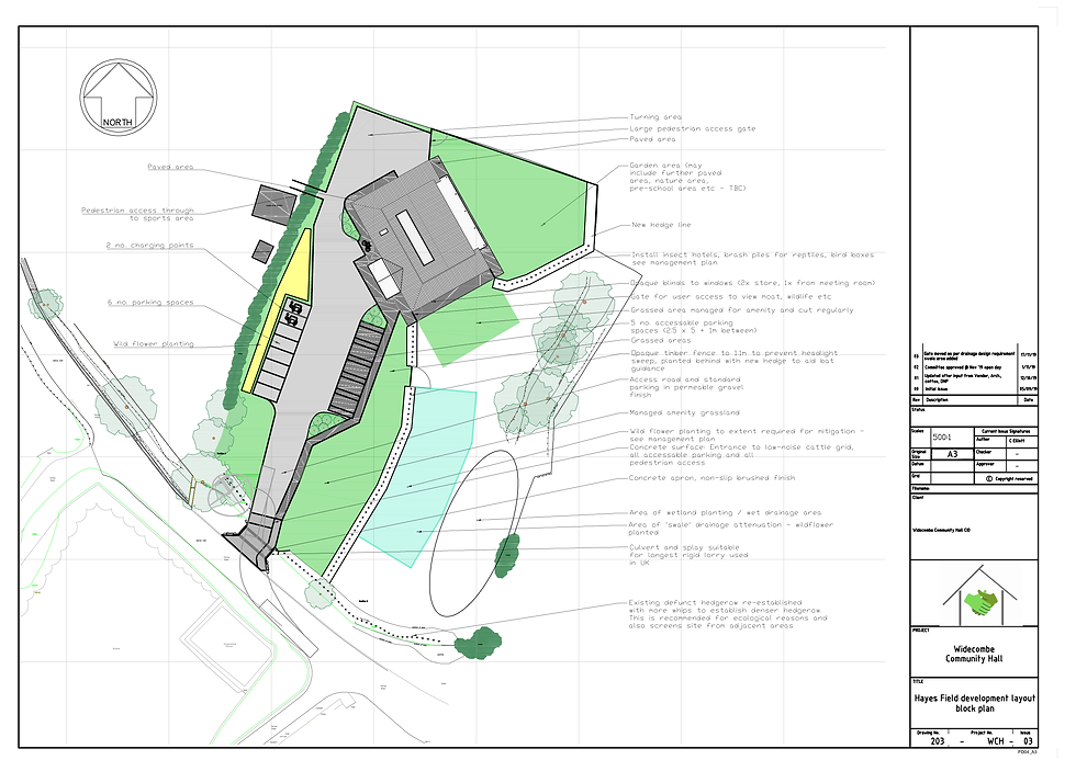 5b WCH 203 r03 development layout block