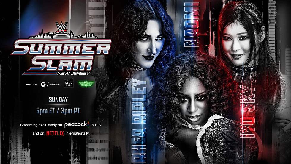 Rhea Ripley vs Naomi (c) vs Iyo Sky