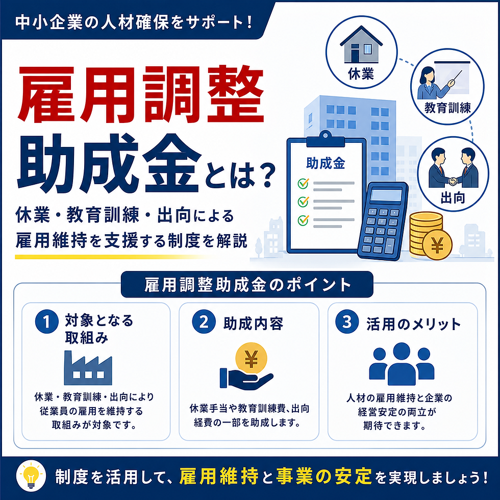 雇用調整助成金とは?