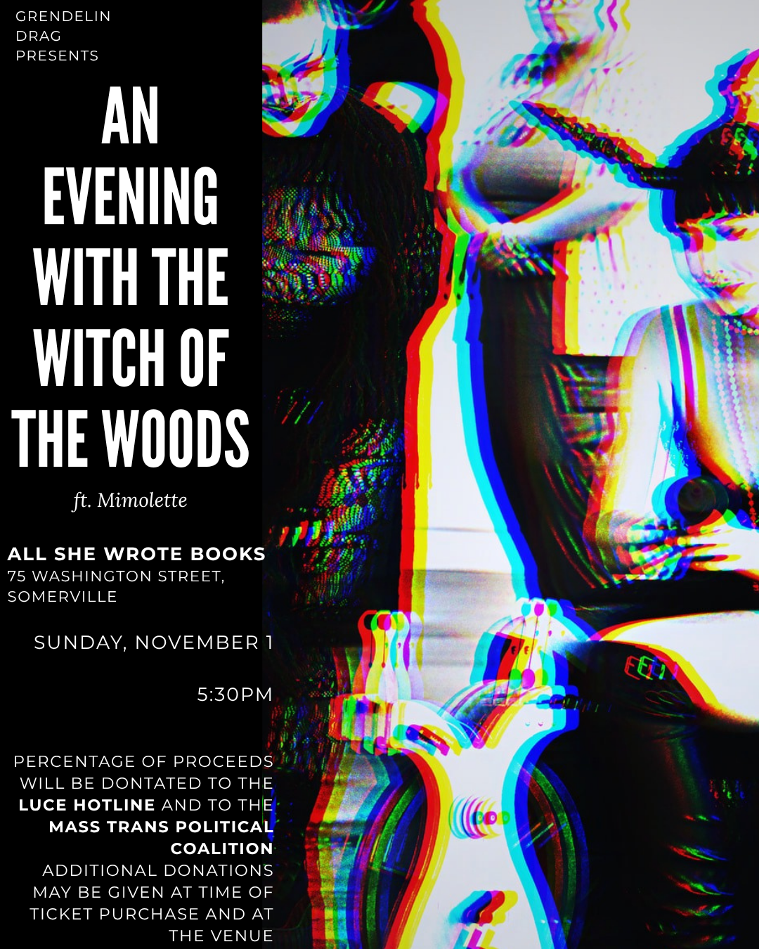 Grendelin Drag Presents: An Evening With The Witch of the Woods