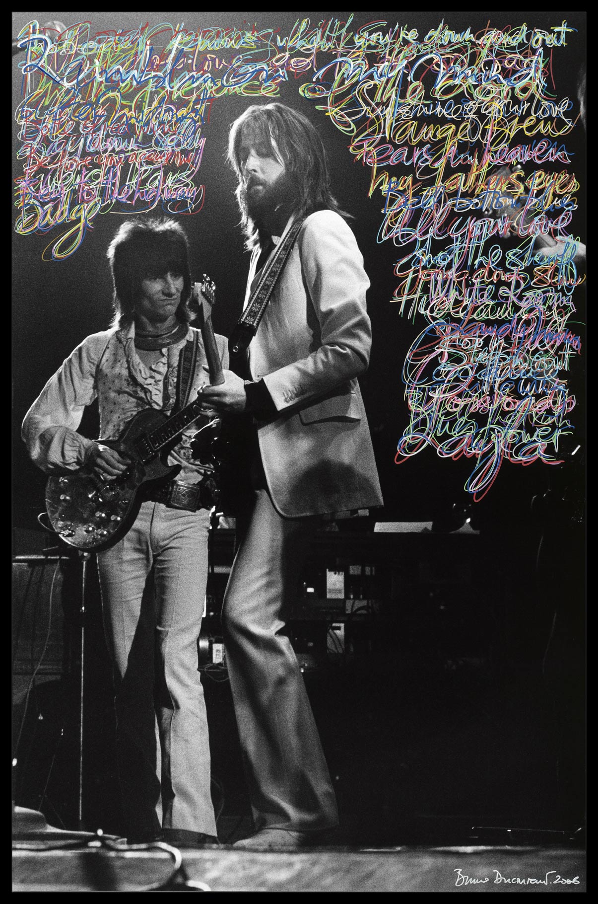 RON WOOD, ERIC CLAPTON