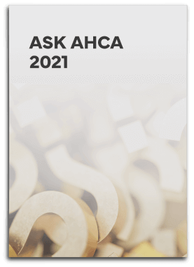 Ask AHCA 2021 Booklet Cover
