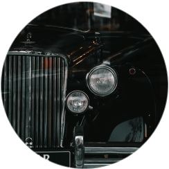 laser restored classical car