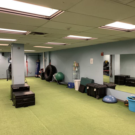 Strength and conditioning room at Fit4AllAbilities in Westchester, NY