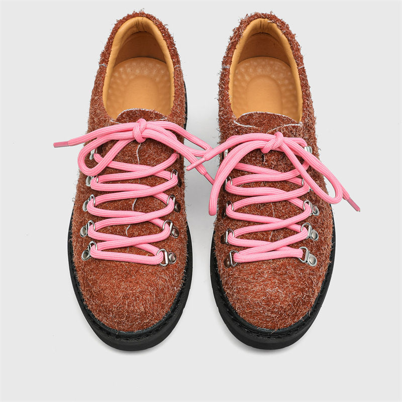 Thumbnail: Mens Suede Derby Shoes with Thick Sole