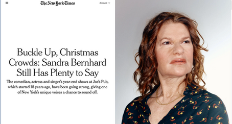 Buckle Up, Christmas Crowds: Sandra Bernhard Still Has Plenty to Say