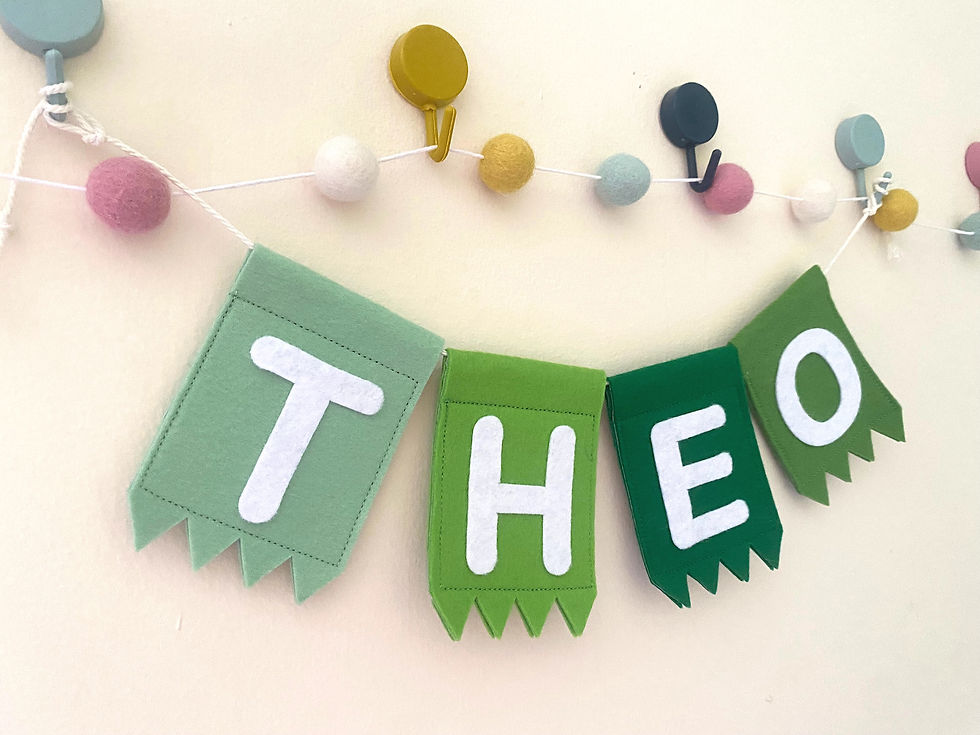 Thumbnail: Mini zigzag bunting