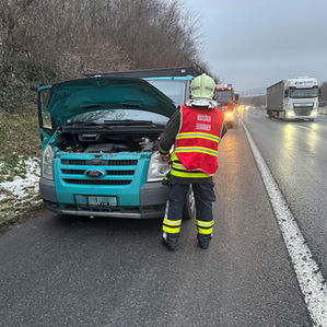 B0 - Brandkontrolle nach PKW Brand auf der A21