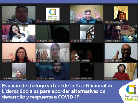 Instituto del Diálogo promueve espacio de diálogo virtual 