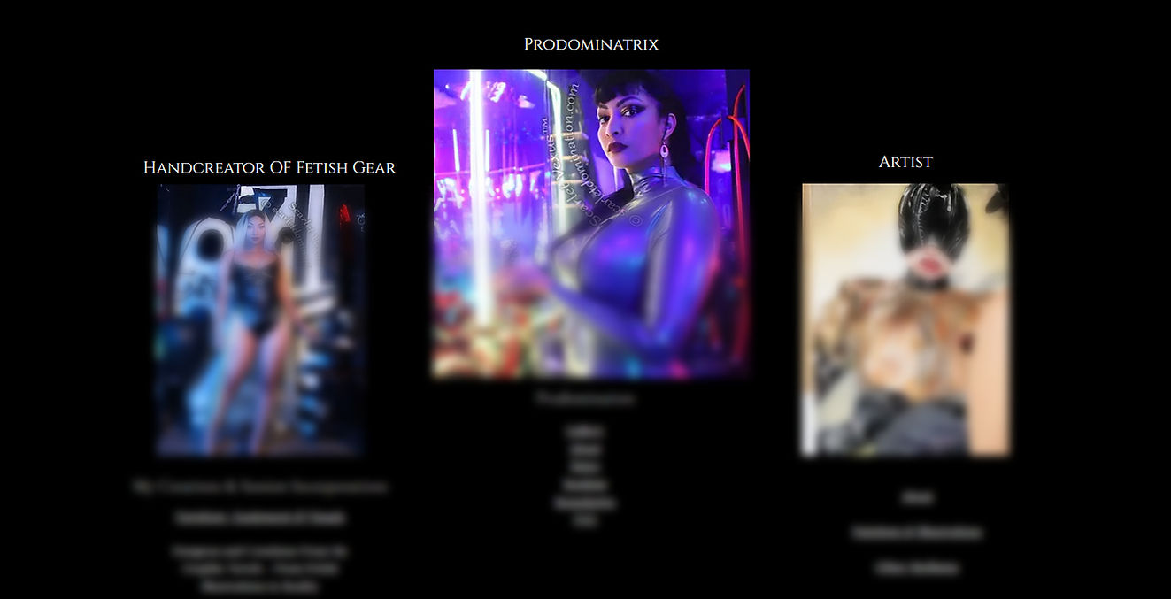 Austin Dominatrix Mistress Scarlet Vexus Landing Page Image