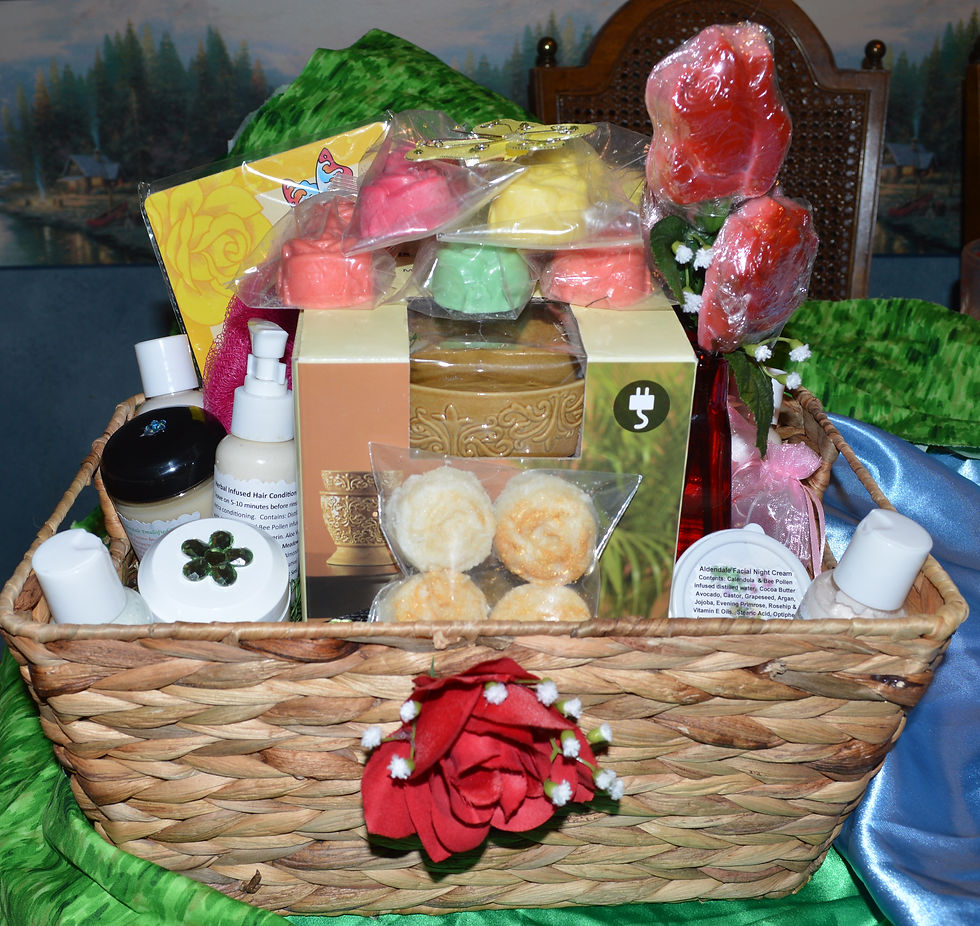 Raffle Basket with Rose Theme
